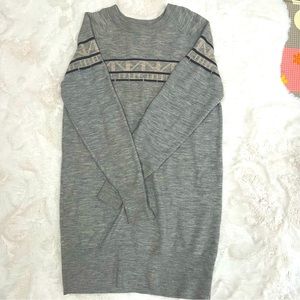 Aritzia grey sweater dress size S